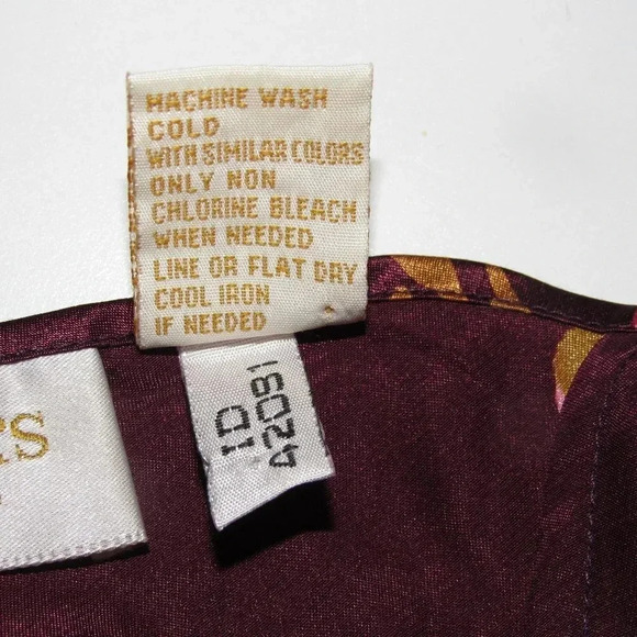 VICTORIA'S SECRET Gold  Label Floral Slipdress  P - Picture 5 of 5